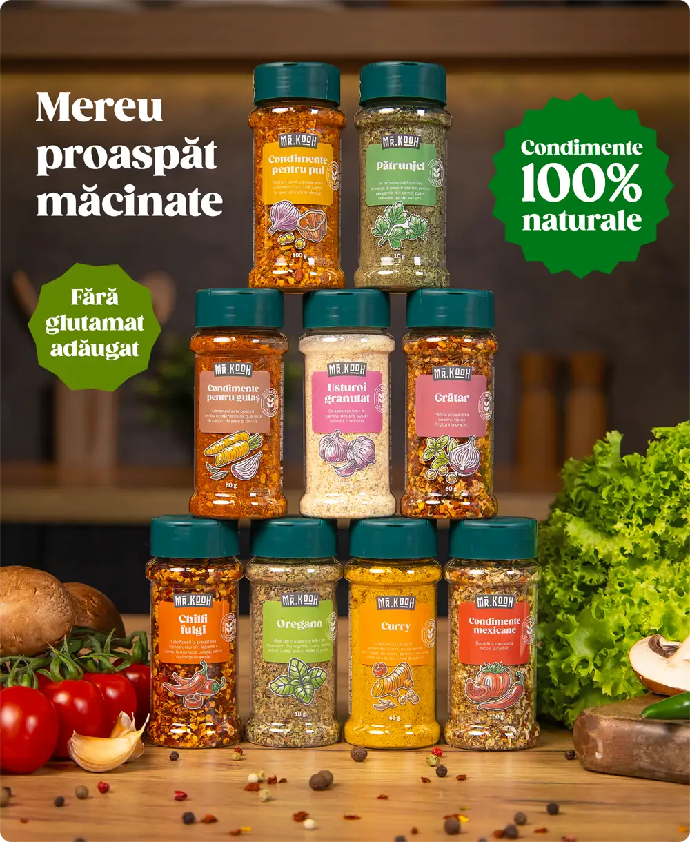 Set de condimente premium Mr. Kooh - ORGANIC GREY