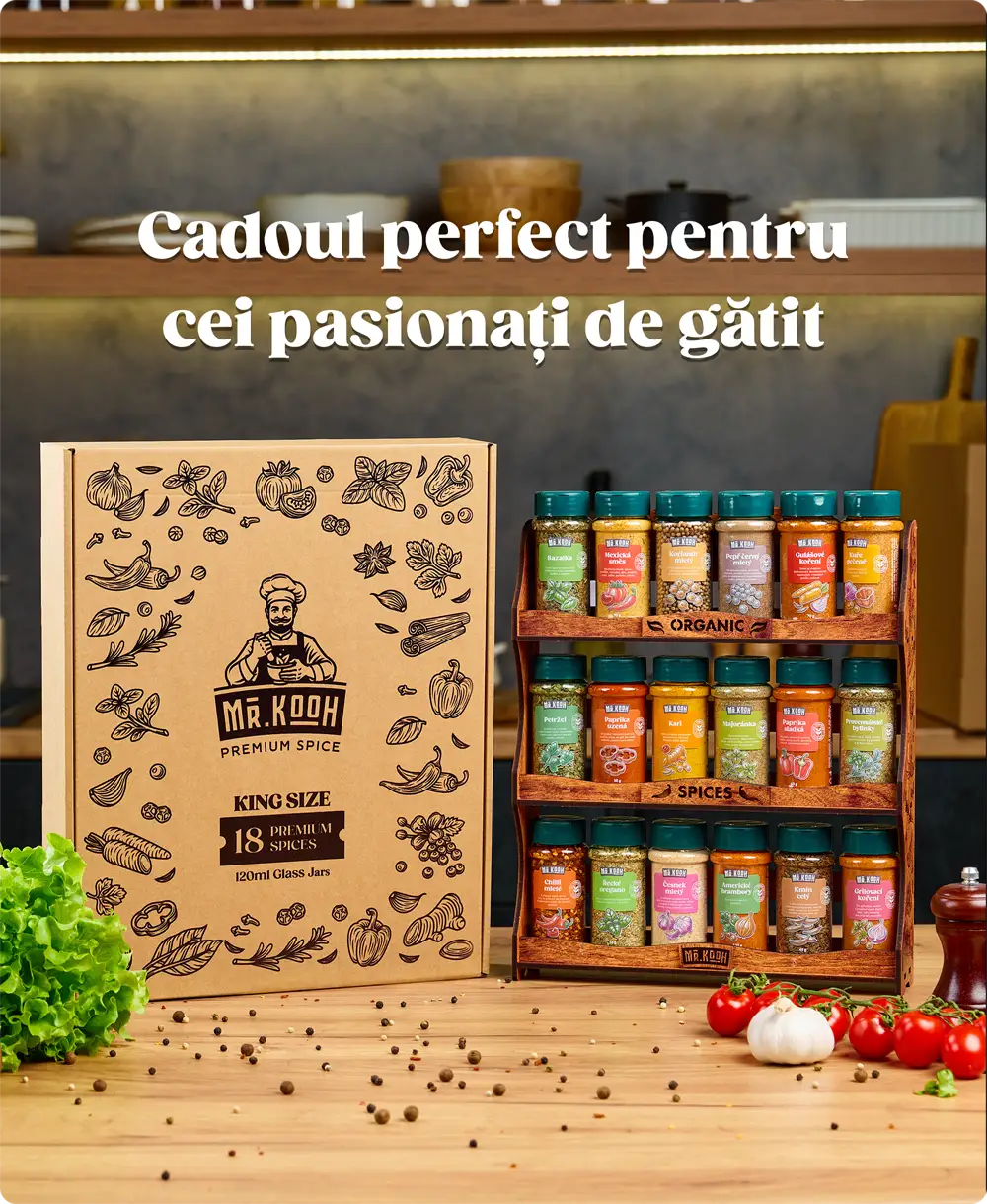 Set de condimente premium Mr. Kooh - ORGANIC GREY