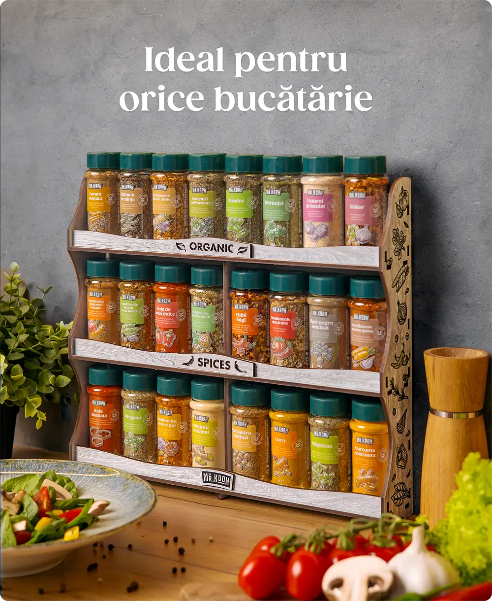 Set de condimente premium Mr. Kooh - ORGANIC GREY
