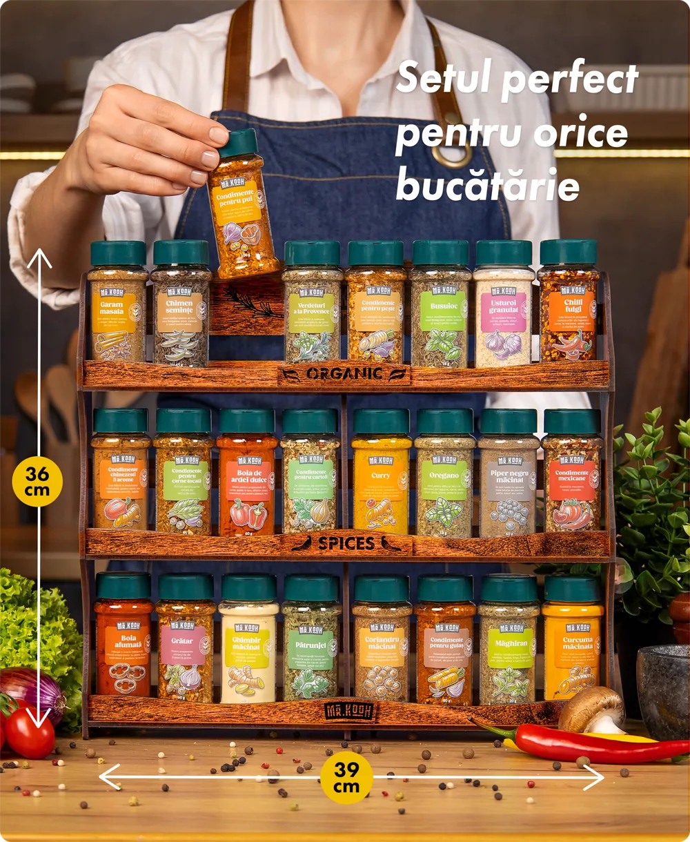 Set de condimente premium Mr. Kooh - ORGANIC BROWN